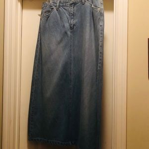 Vintage Calvin Klein Women Jean Skirt
